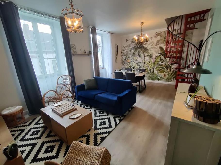 Le Tropica Appartement 2 Chambres, Plein Sud Centre Ville De Vitre Eksteriør bilde